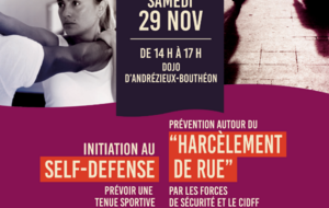 Initiation self défense prévention harcèlement de rue
